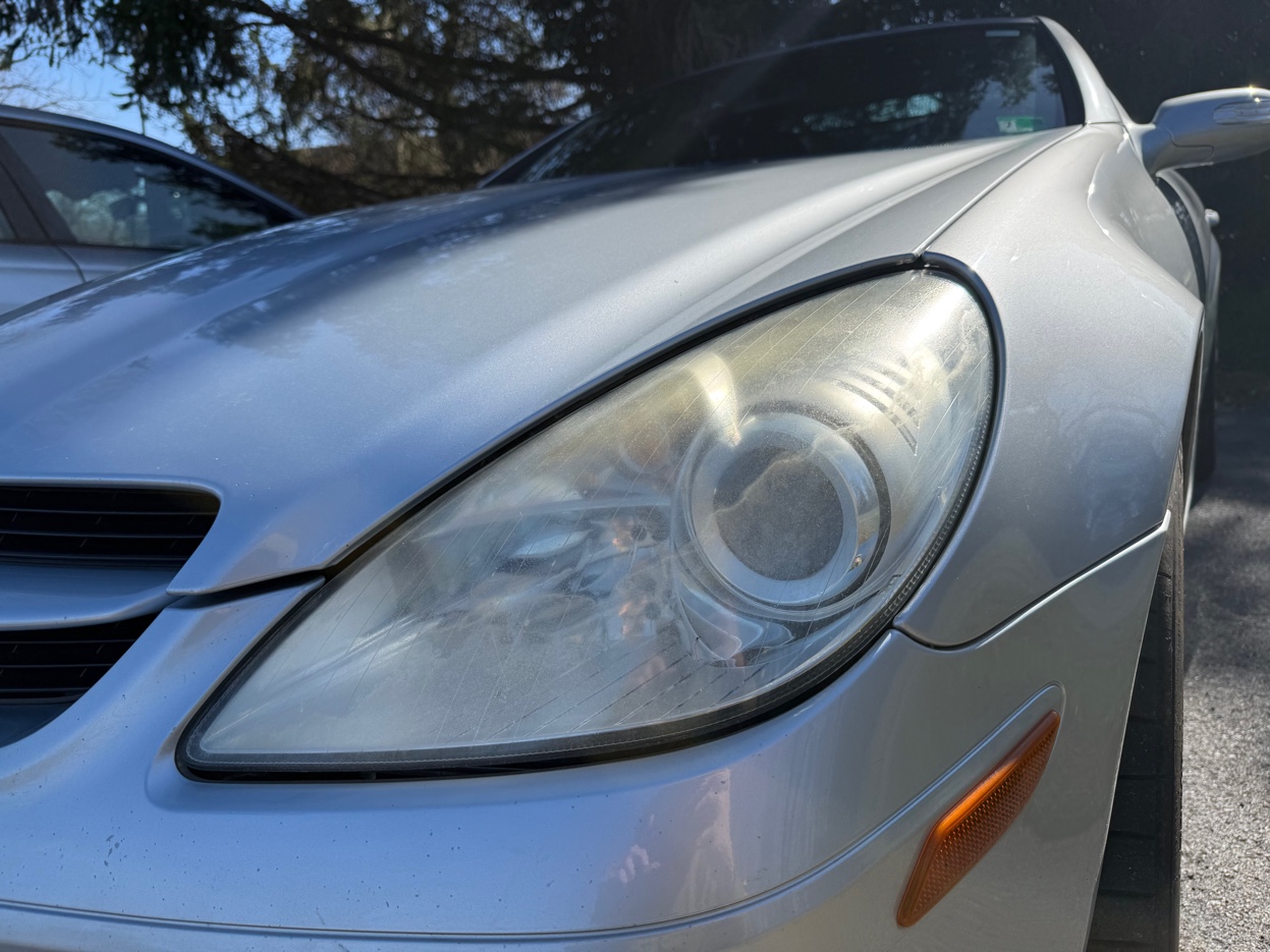Before headlight restoration — Winchester VA
