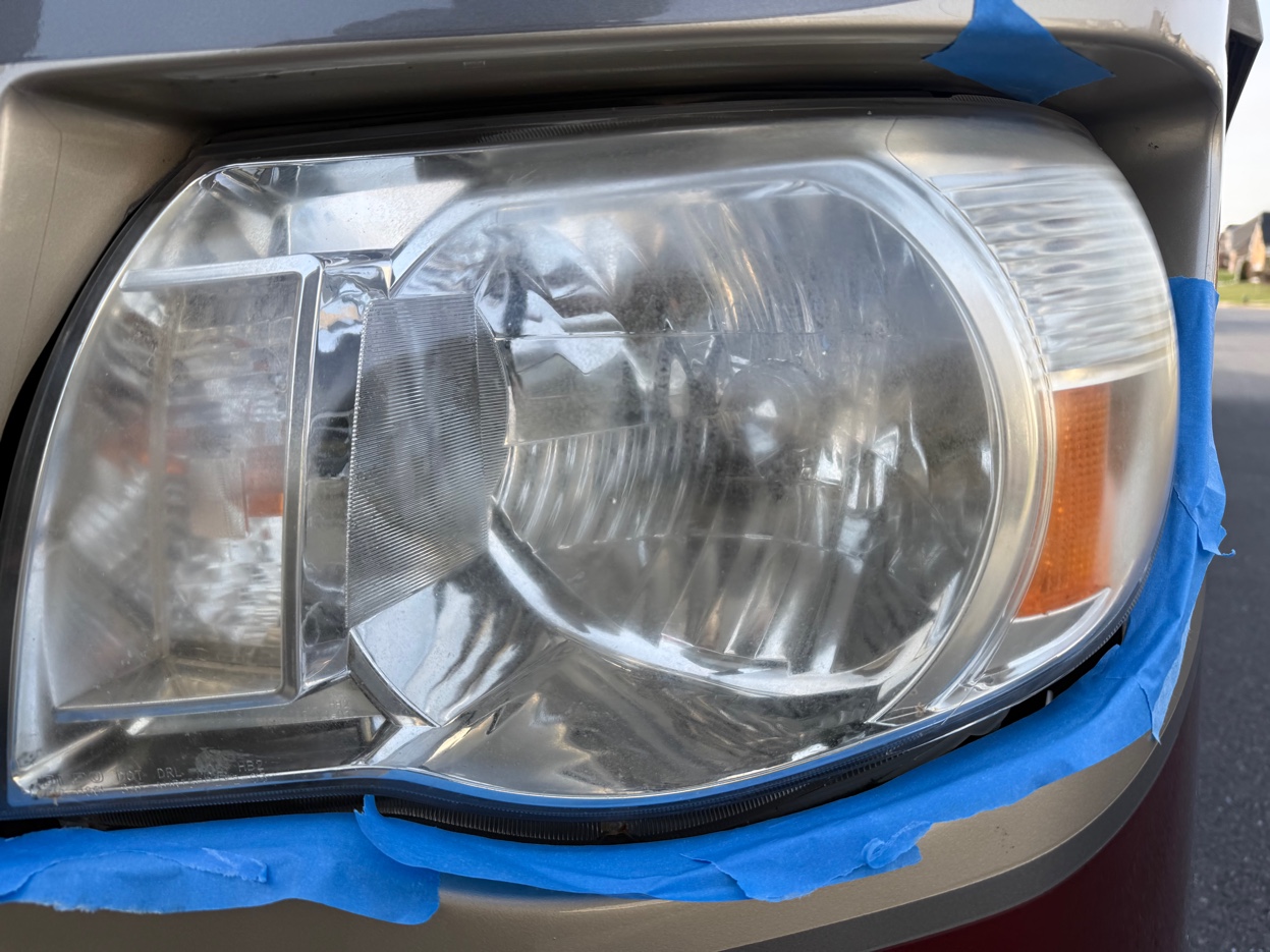 Before headlight restoration — Winchester VA